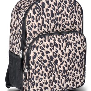 Backpack For Girls’ 16” Wild Leopard Print Backpack – Trendy School Bag